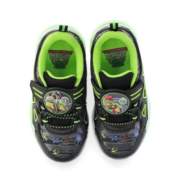 Toddler Boys Teenage Mutant Ninja Turtles Athletic Light-Up Shoes Sneaker Size 8 - Picture 9 of 12